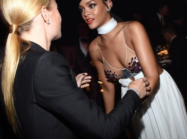 Rihanna and Gwyneth Paltrow attends Gala