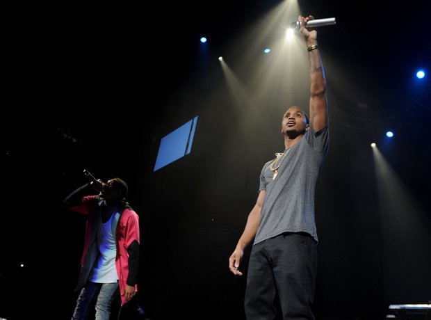 Chris Brown and Trey Songz