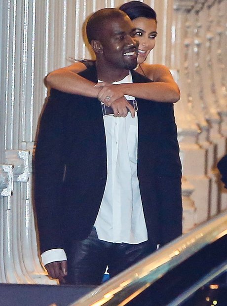 Kanye West and Kim Kasdashian