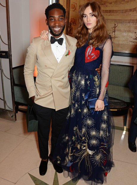 Tinie Tempah and Suki Waterhouse at the Harper's B