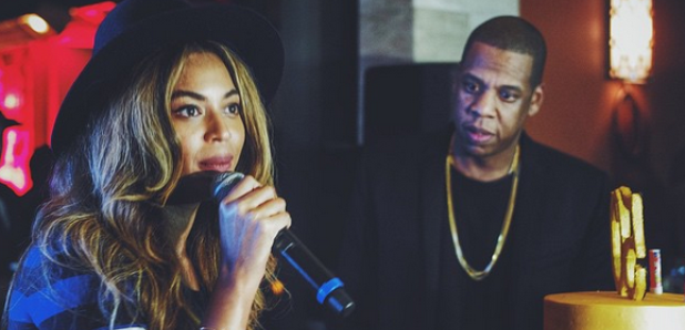 Beyonce and Jay Z singing Instagram