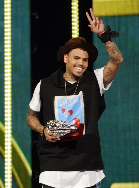 Chris Brown Soul Train Awards 2014