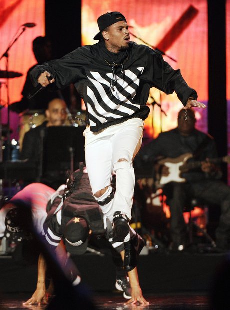 Chris Brown Soul Train Awards 2014