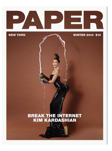 Kim Kardashian Paper Magazine