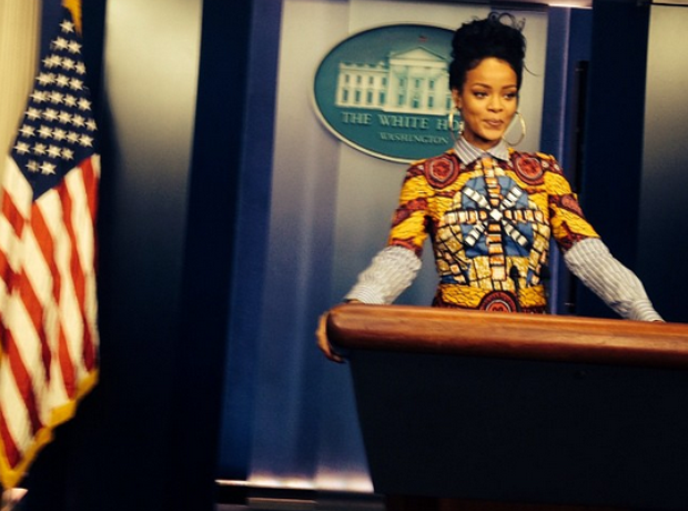 Rihanna White House 