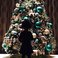 Image 8: Blue Ivy by the Christmas Tree on Instagram
