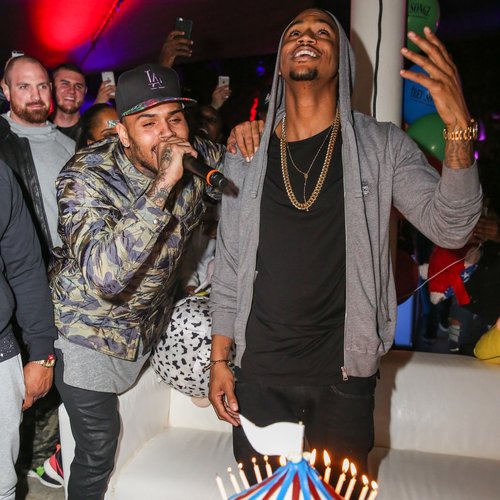 Chris Brown Celebrates Trey Songz 30th Birthday