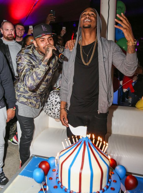 Chris Brown sung happy birthday to his good friend Trey Songz on his 30th... - Capital XTRA