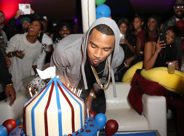 Chris Brown Celebrates Trey Songz 30th Birthday