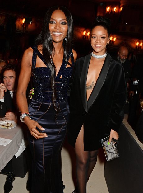 Naomi Cambell and Rihanna Britsh Fashion Awards 20