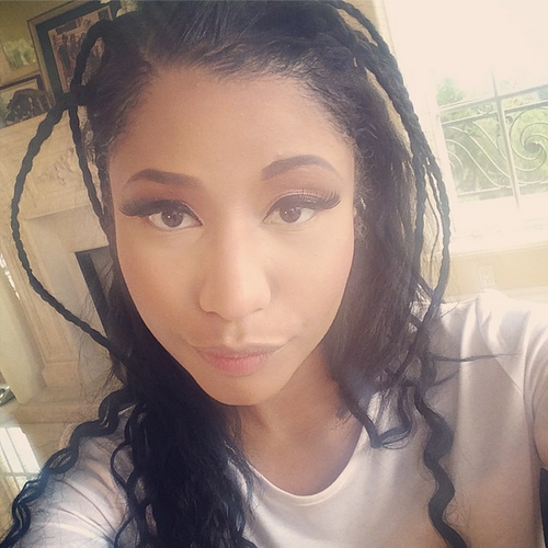 Nicki Minaj braids