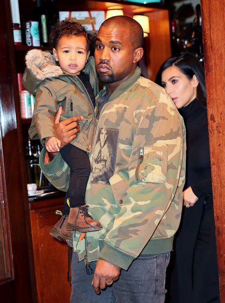 Kanye West and North West 