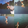 Image 2: Beyonce Jumping Off Boat 