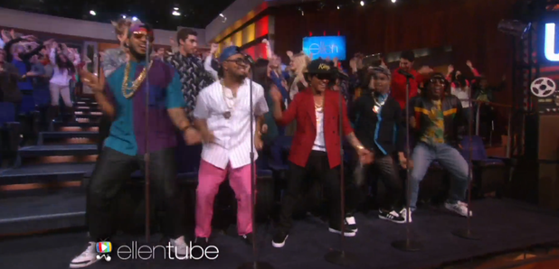 Bruno Mars on Ellen 