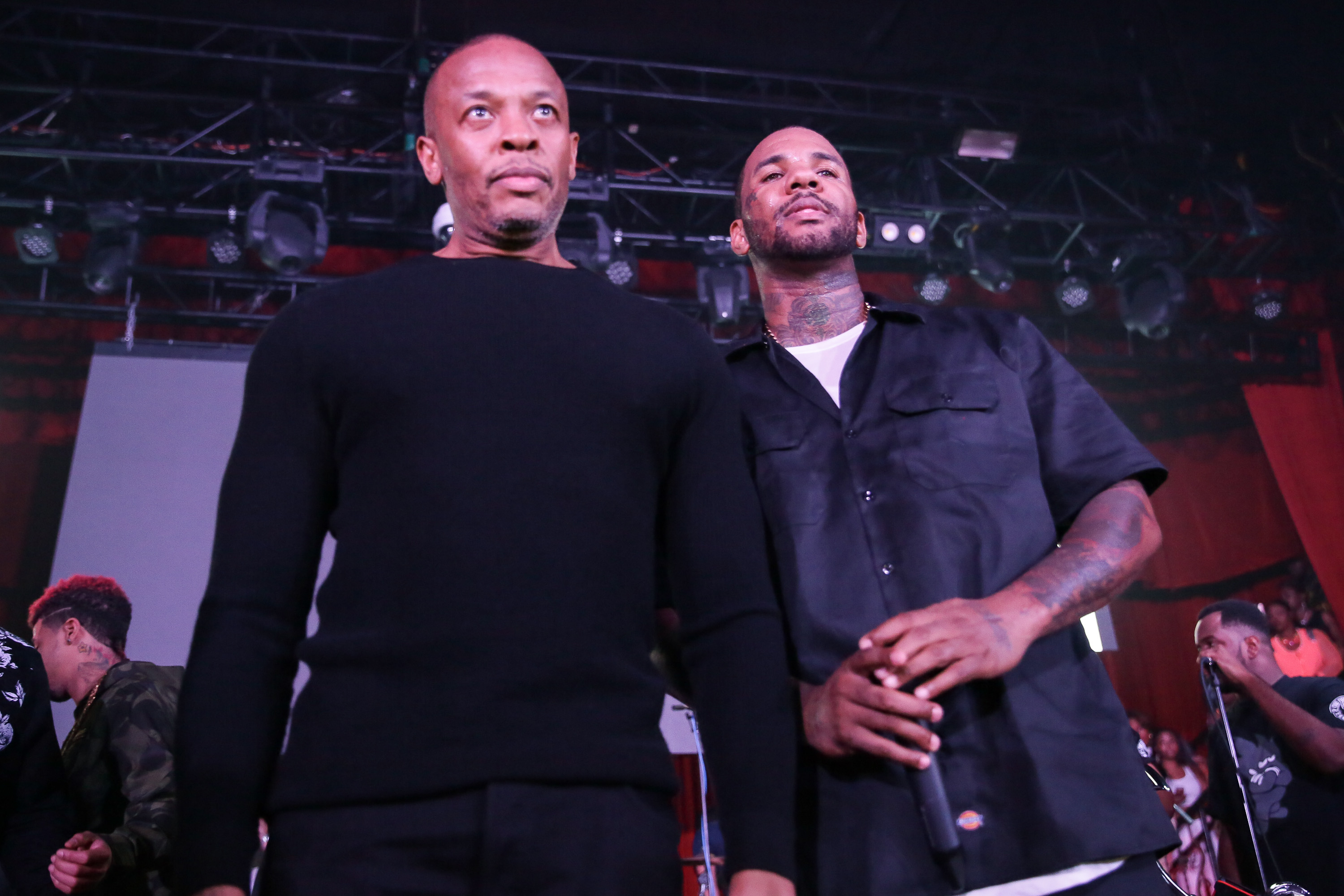 Dr. Dre and The Game.