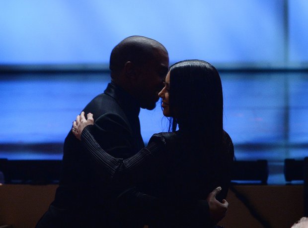 Kanye West Kim Kardashian BET Honors 2015