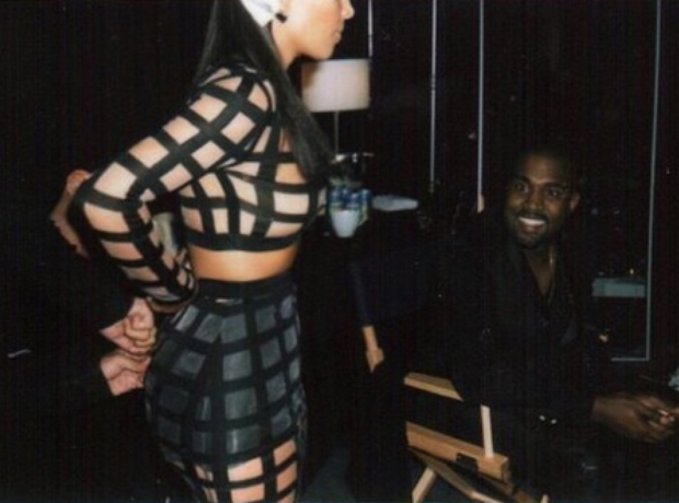 Kanye West Kim Kardashian Balmain