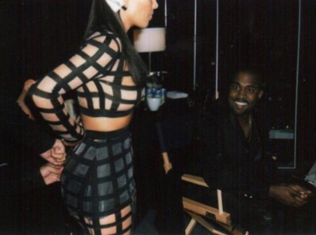 Kanye West Kim Kardashian Balmain