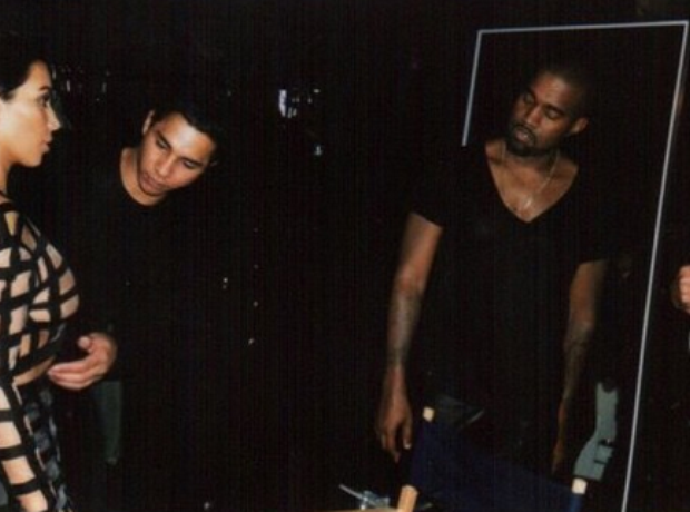 Kanye West Kim Kardashian Balmain