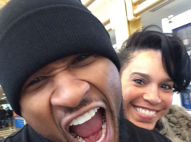 Usher and fiance Grace Miguel