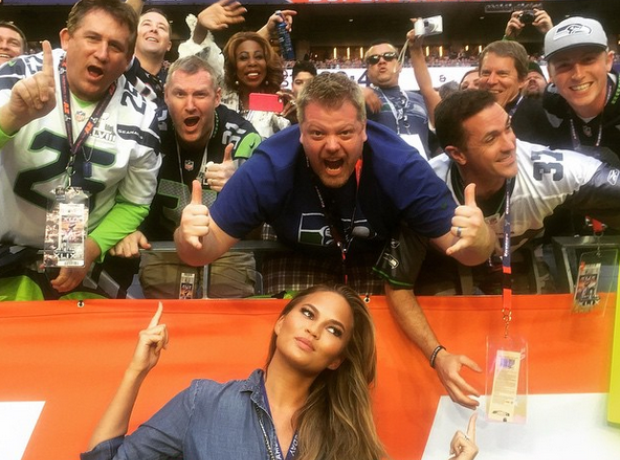 chrissy teigen Super Bowl 2015