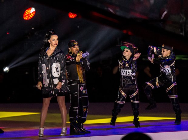 Katy Perry and Missy Elliott at the Superbowl