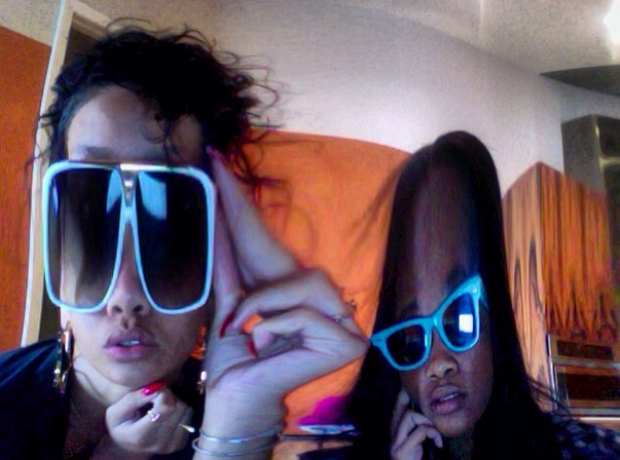 Rihanna and Melissa Ford