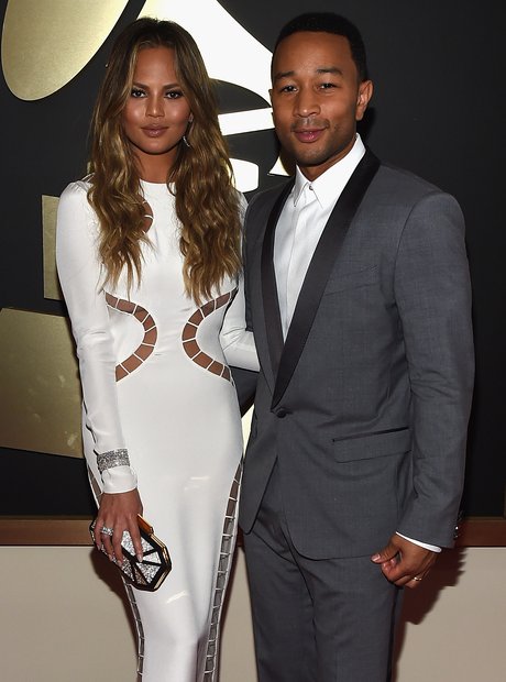 Chrissy Teigen and John Legend Grammy Awards 2015