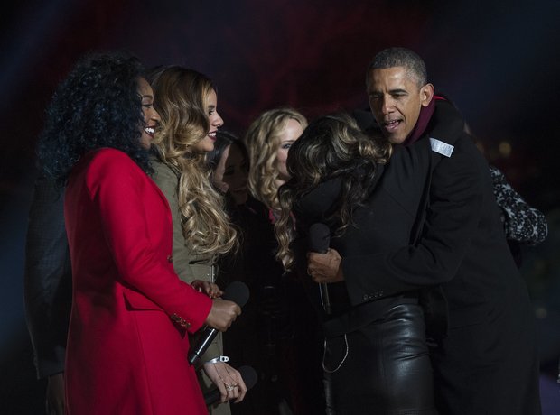 Fifth Harmony with Barack Obama