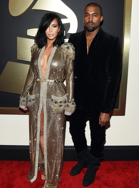 Kanye West and Kim Kasdashian 