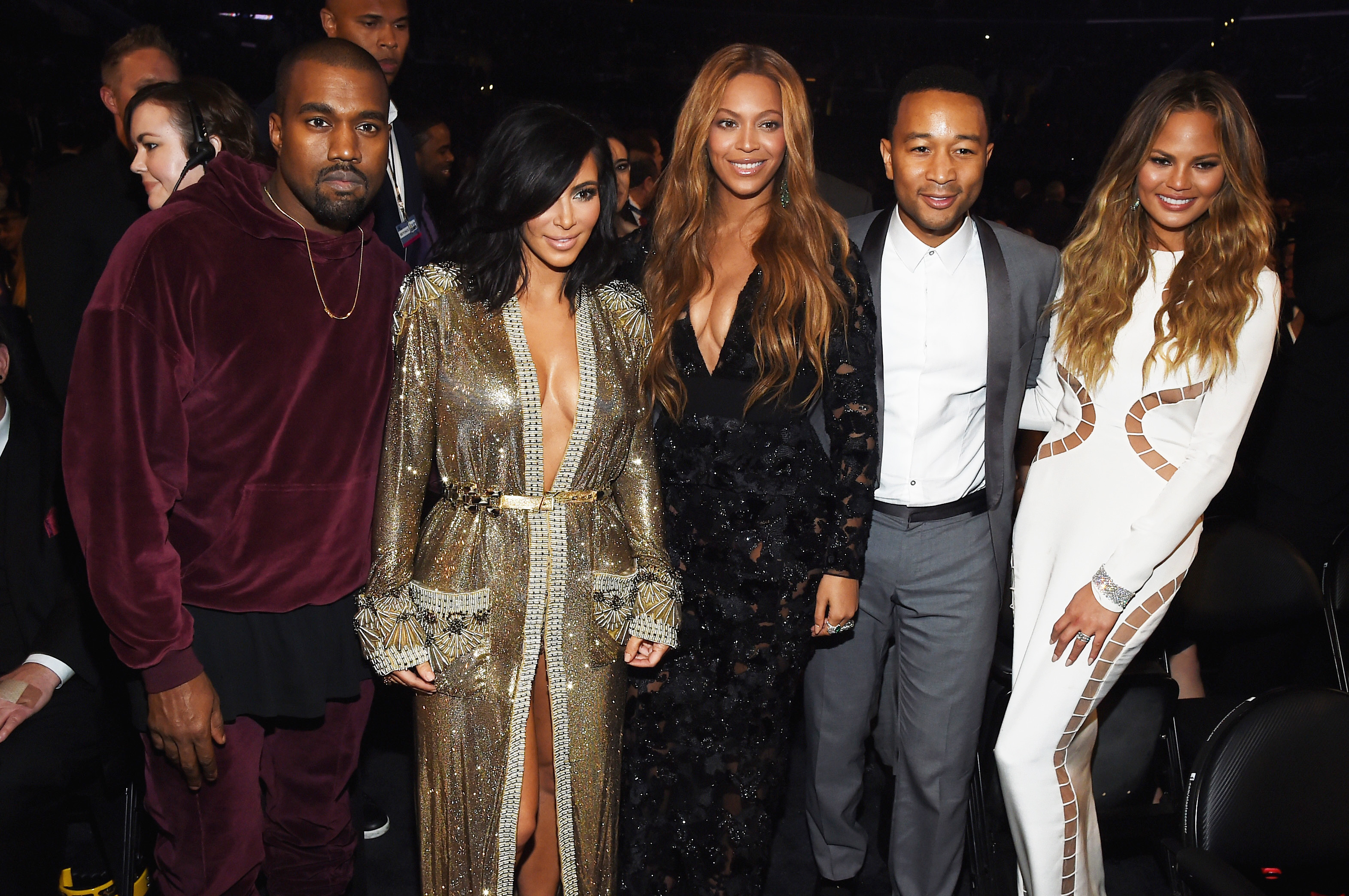 Kanye West, Kim Kardashian, Beyonce, John Legend G