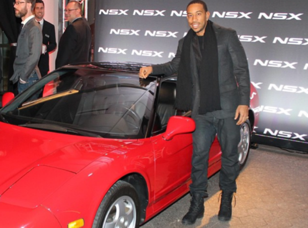 Ludacris at the launch of the new Acura NSX