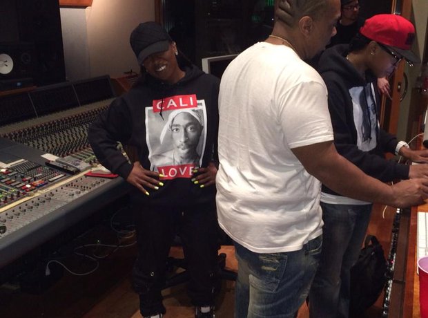 Missy Elliott and Timbaland In Studio