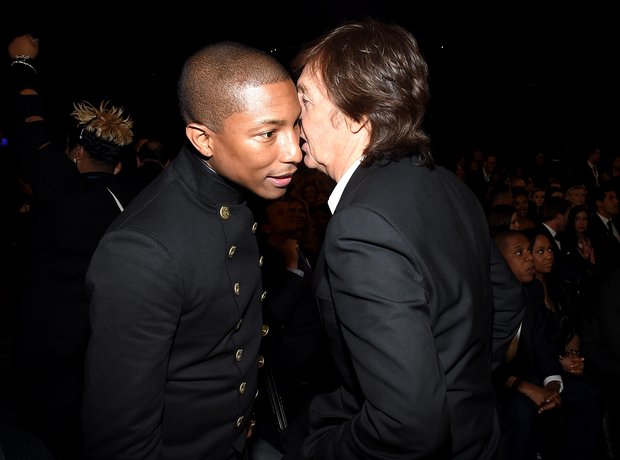 Pharrell Williams and Paul McCartney