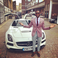Image 9: Tinie Tempah takes a Mercedes-Benz SLS AMG Black Series for a drive last summer.