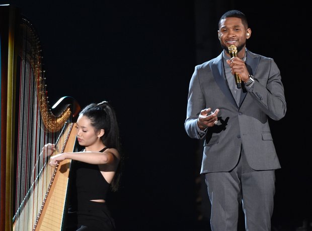 Usher live at the Grammy Awards