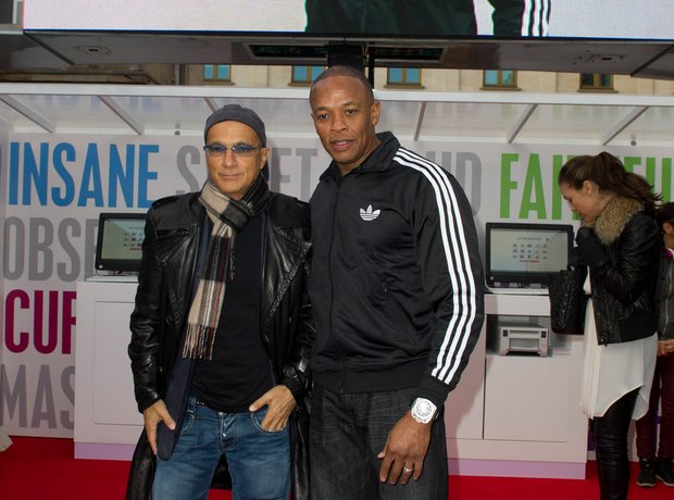 Jimmy Lovine and Dr Dre 
