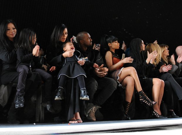 Kim Kardashian, North West, Kanye West and Nicki M