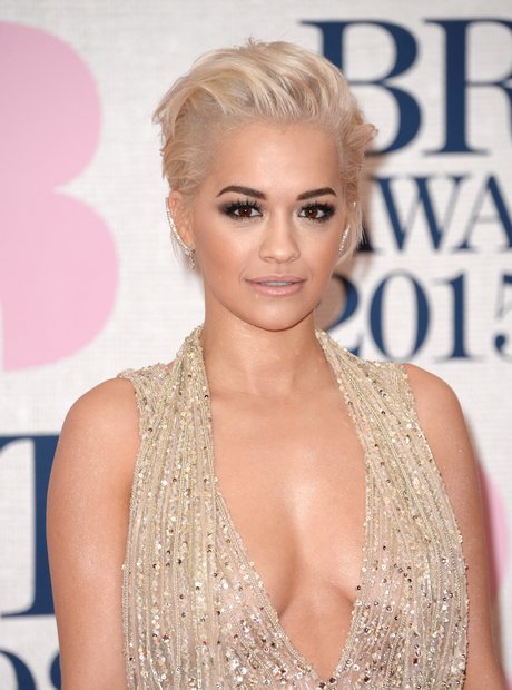 Rita Ora BRIT Awards 2015 Red Carpet 2015