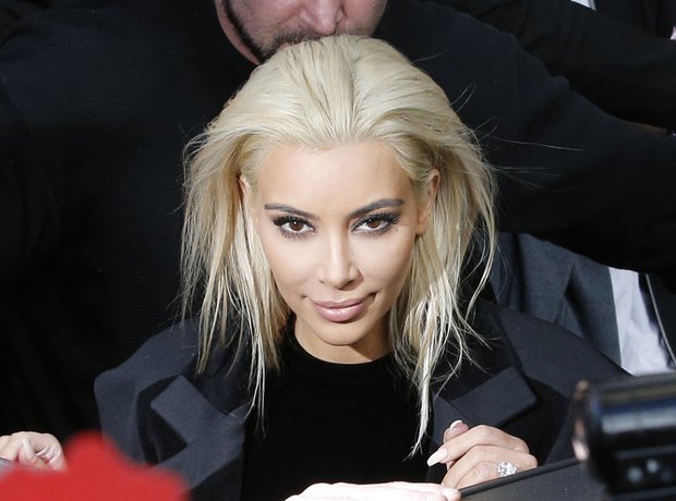 Kim Kardashian Blond Hair