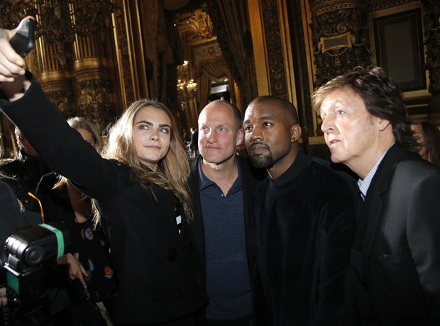 Cara Delevingne Kanye West Paul McCartney