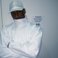 Image 10: Skepta wearing all white clothes