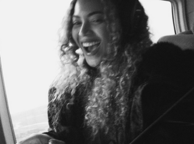 Beyonce on plane