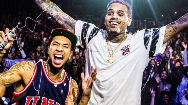 Chris Brown and Tyga