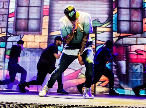 Chris Brown on tour