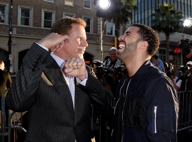 Drake and WIll Ferrell 'Get Hard' Premiere