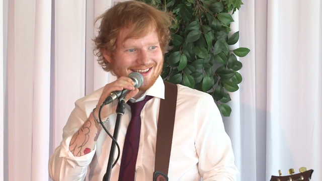 Ed Sheeran Just Surprised A Couple At Their Wedding To Perform For