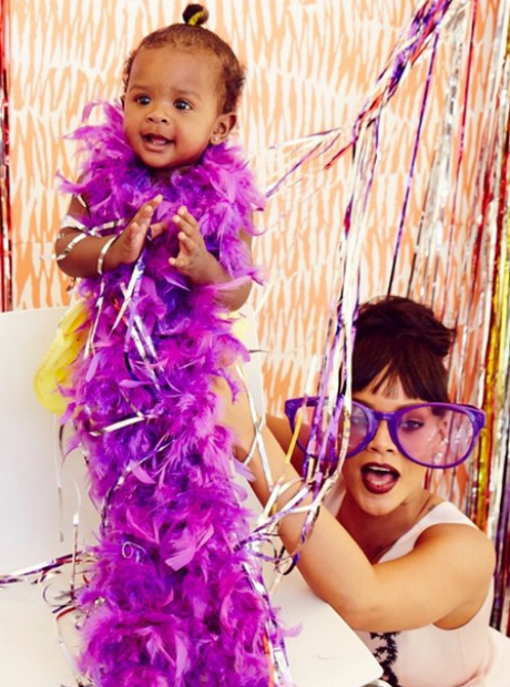 Rihanna and niece