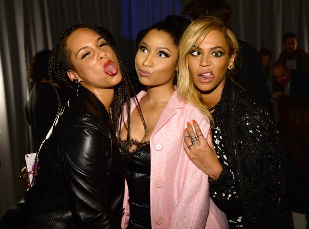 Alicie Keys, Nicki Minaj and Beyonce