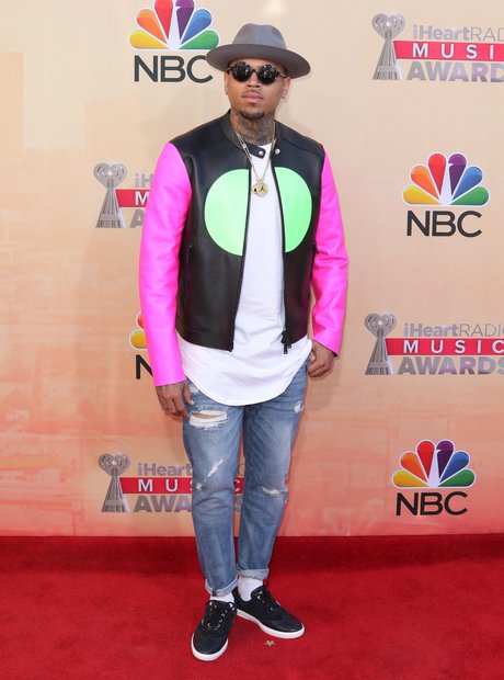 Chris Brown  iHeartRadio Awards Red Carpet 2015 